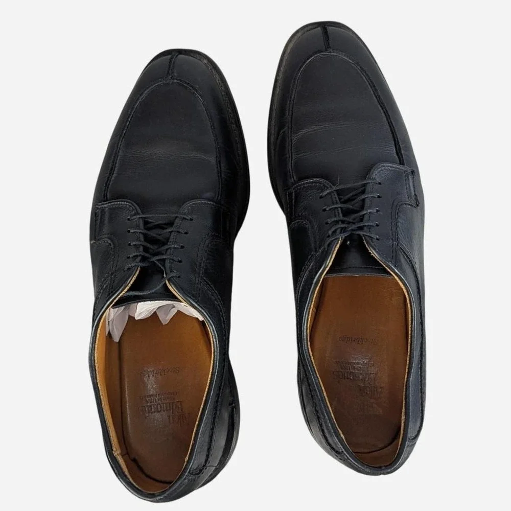 Allen Edmonds Stockbridge Split Toe Oxford Black Men's 10D Made in USA